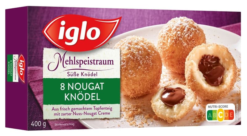 Iglo 8 Nougatknödel (tiefgekühlt)