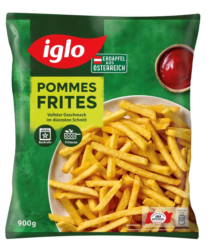Iglo Backrohr & Fritteuse Pommes Frites (tiefgekühlt)