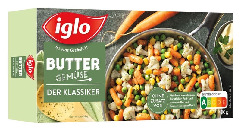 Iglo Buttergemüse Der Klassiker (tiefgekühlt)