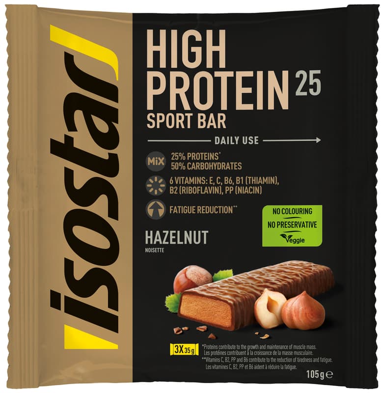 Isostar Proteinriegel Haselnuss