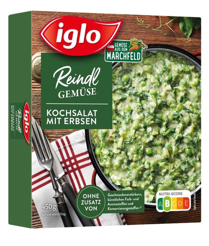Iglo Kochsalat mit Erbsen (tiefgekühlt)