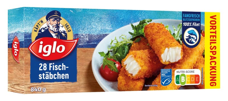 Iglo MSC 28 Fischstäbchen Vorteilspackung (tiefgekühlt)