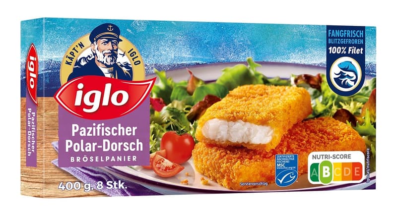Iglo MSC Pazifischer Polar-Dorsch, paniert (tiefgekühlt)