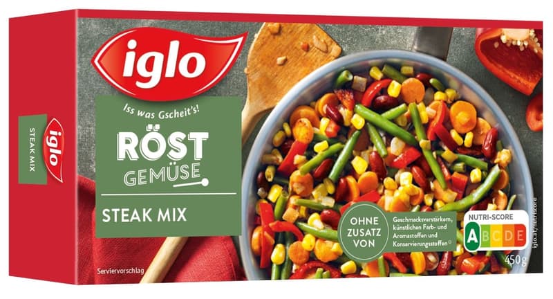 Iglo Röstgemüse Steak Mix (tiefgekühlt)