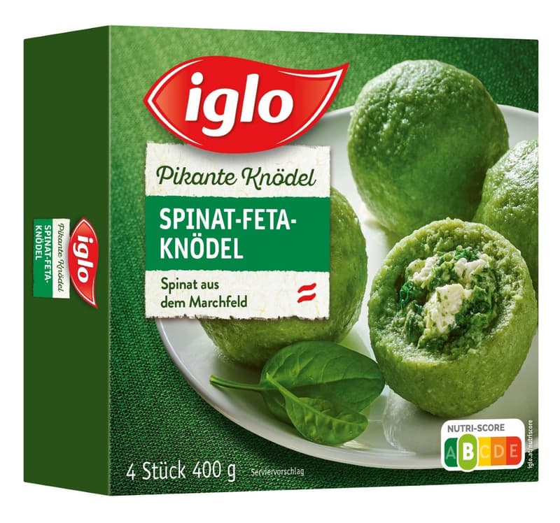 Iglo Spinat-Feta Knödel (tiefgekühlt)