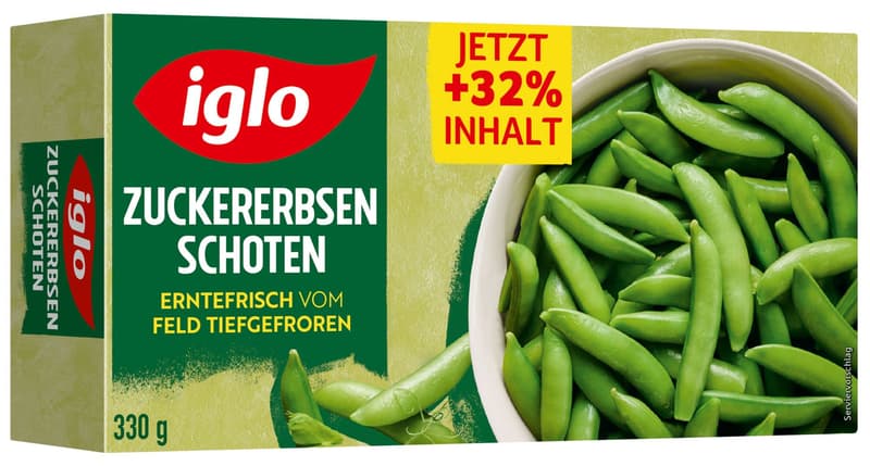 Iglo Zuckererbsenschoten (tiefgekühlt)