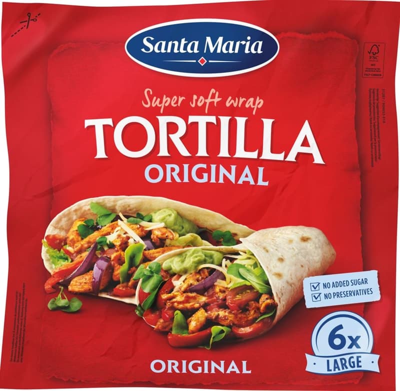 Santa Maria Tex Mex Wrap Tortilla