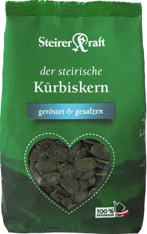 Steirerkraft Steirische Kürbiskerne geröstet und gesalzen