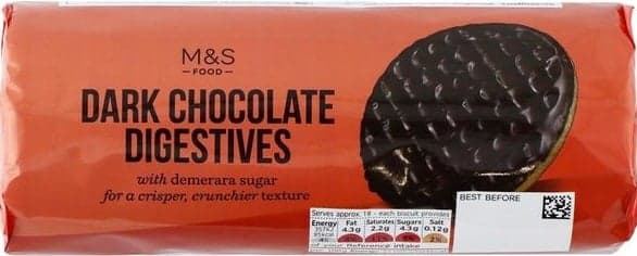 Marks & Spencer Dark Chocolate Digestives