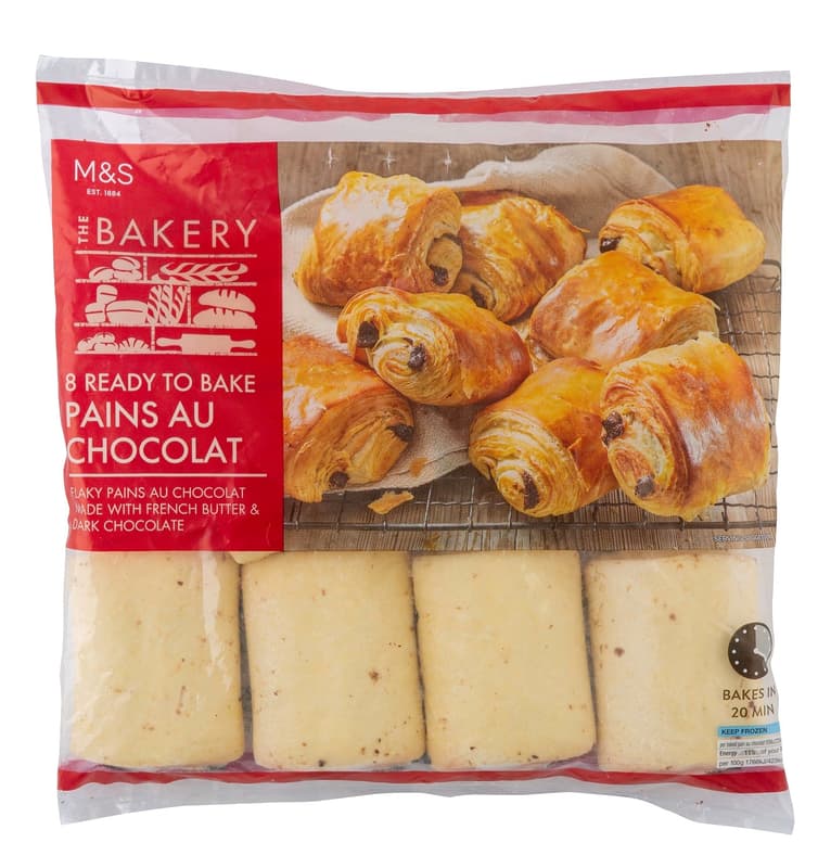 Marks & Spencer 8 Pains Au Chocolat (tiefgekühlt)