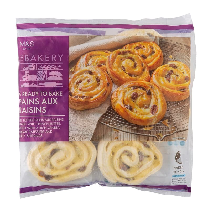 Marks & Spencer 6 Pains Aux Raisin (tiefgekühlt)