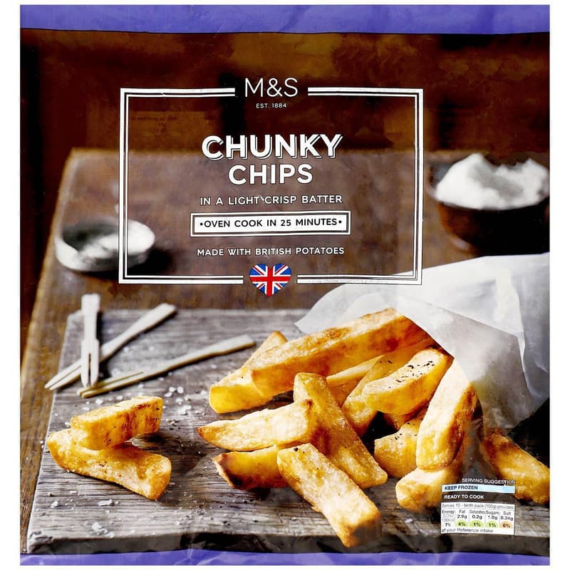 Marks&Spencer Extra Chunky Chips (tiefgekühlt)