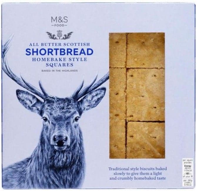 Marks & Spencer Homebaked Shortbread Squares
