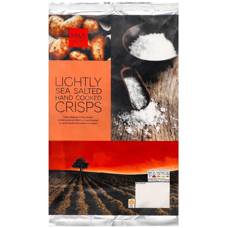 Marks & Spencer Hand Cooked Lightly Salted Crisps