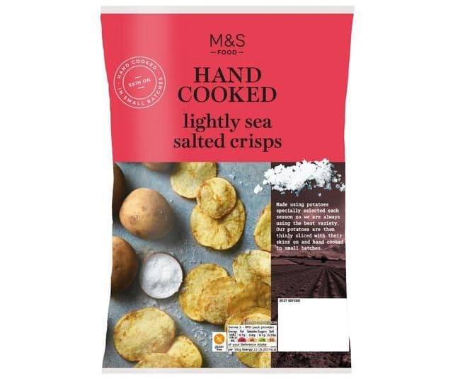 Marks & Spencer Hand Cooked Lightly Salted Crisps