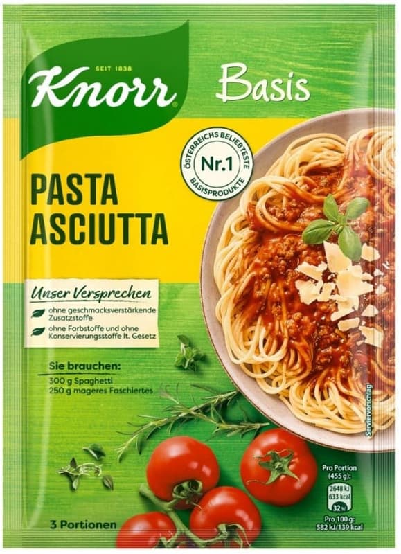 Knorr Basic Pasta Asciutta