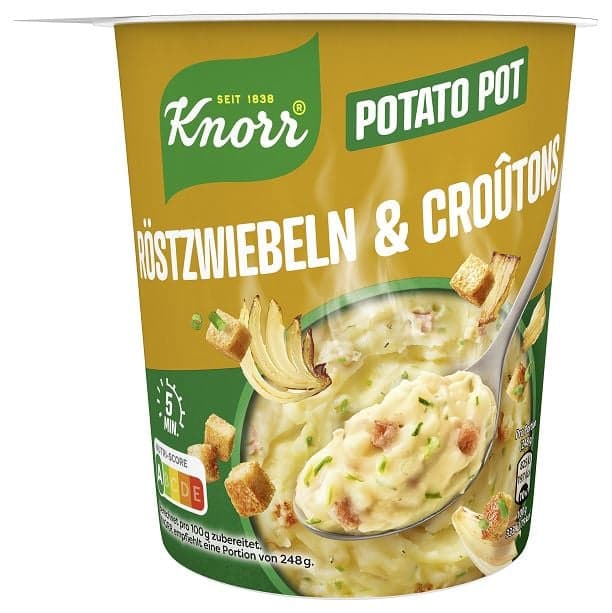 Knorr Kartoffel Snack Röstzwiebel & Croûtons