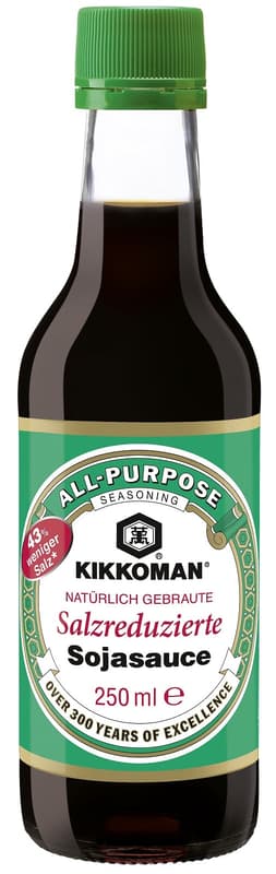 Kikkoman soy sauce salt-reduced