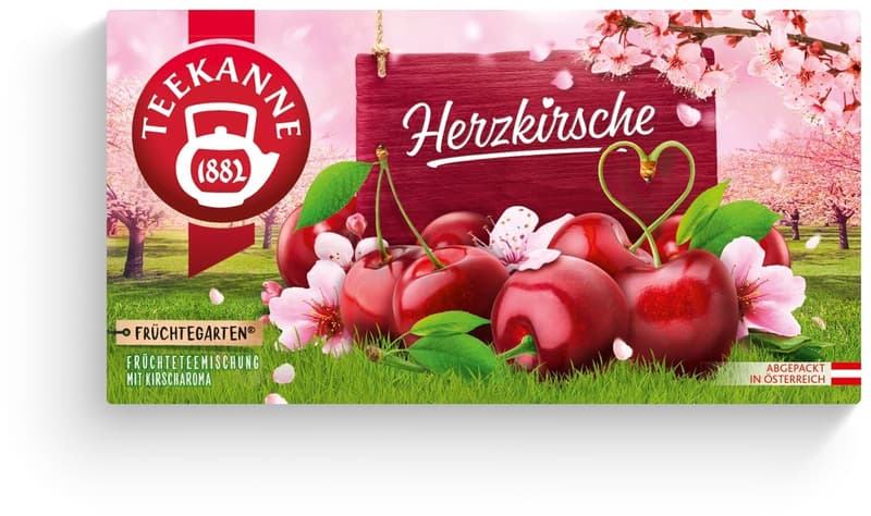 Teekanne Fruity Garden Heart Cherry