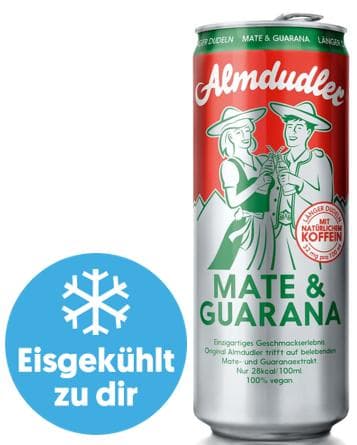 Almdudler Mate & Guarana (EinwegPFAND) - gekühlt