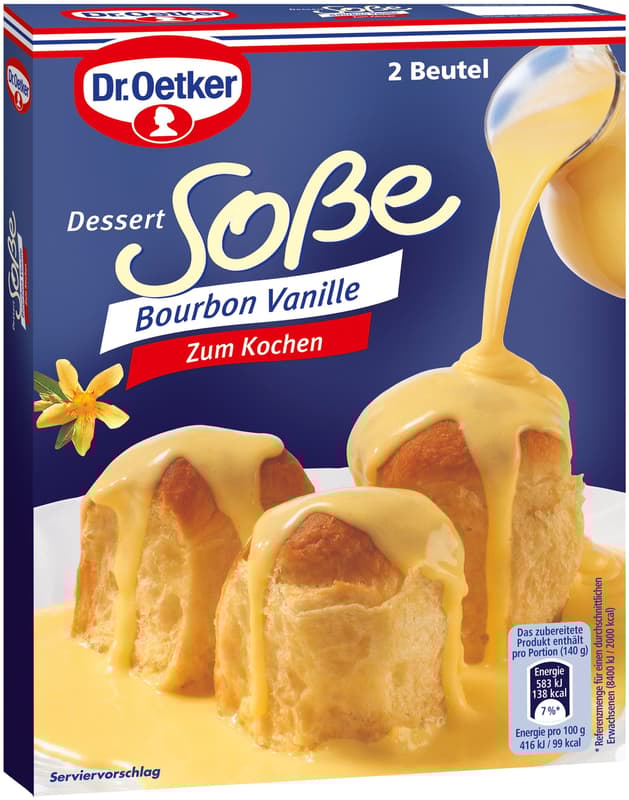 Dr. Oetker Bourbon-Vanillesoße
