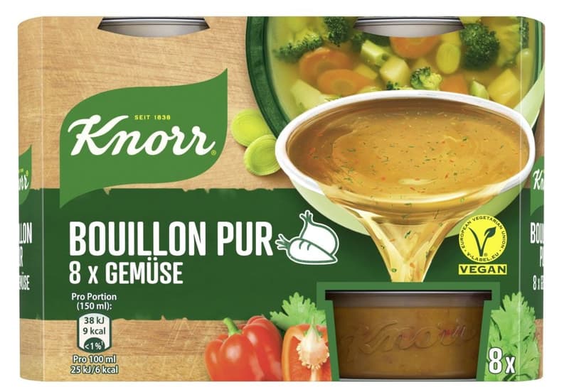 Knorr Bouillon Pur Gemüse