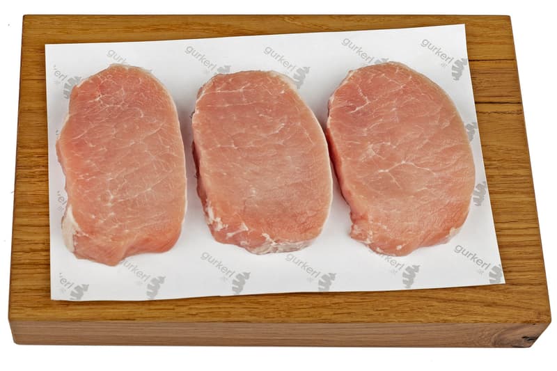 Regional-Optimal AMA Schwein Karree geschnitten