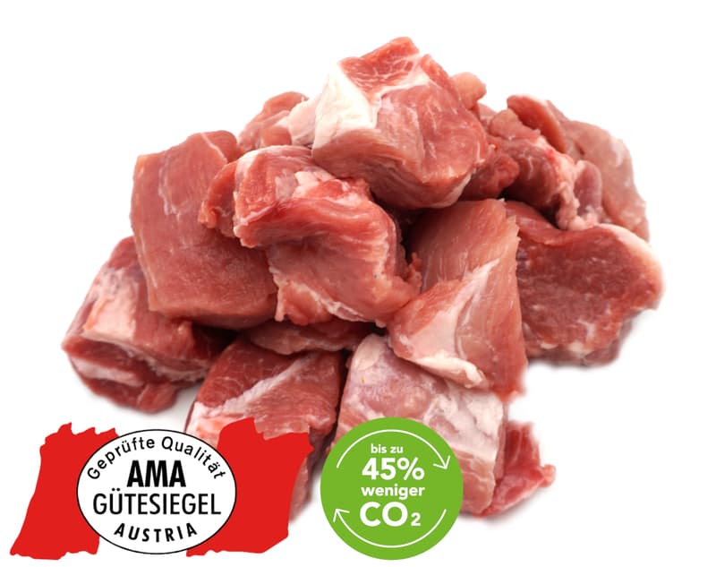 Goulash meat from the shoulder