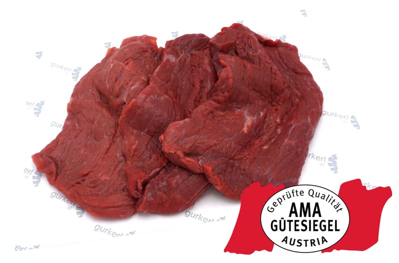Beef Schnitzel sliced