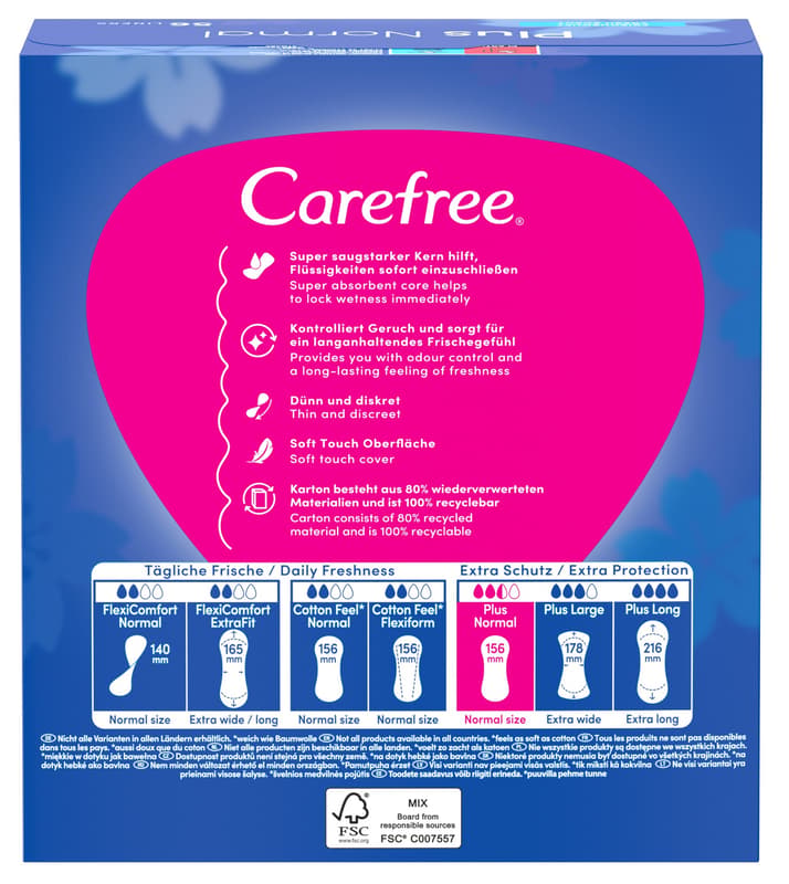 Carefree Plus Normal mit Frischeduft