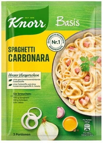 Knorr Basis Spaghetti Carbonara