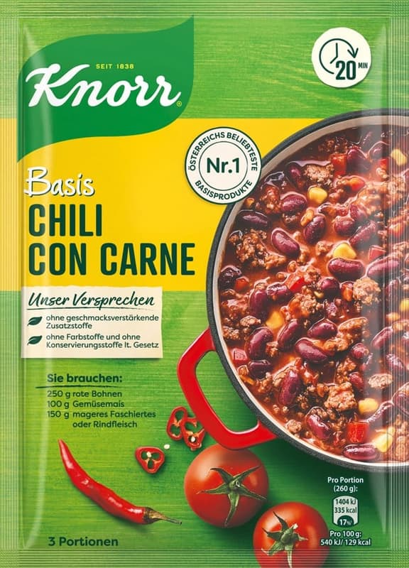 Knorr Basis Chili Con Carne