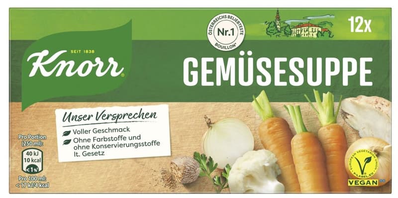 Knorr Gemüsesuppenwürfel