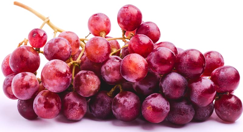 Grapes red with seed, loose